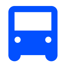 fe_bus A blue bus is shown on the side of a green background.